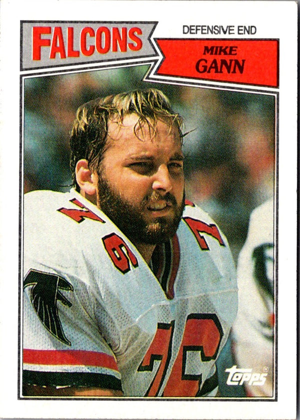 1987 Topps Mike Gann #256 Rookie