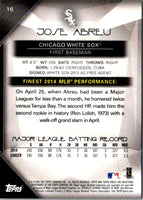 2015 Finest Jose Abreu #16