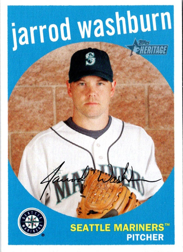 2008 Topps Heritage Jarrod Washburn #257