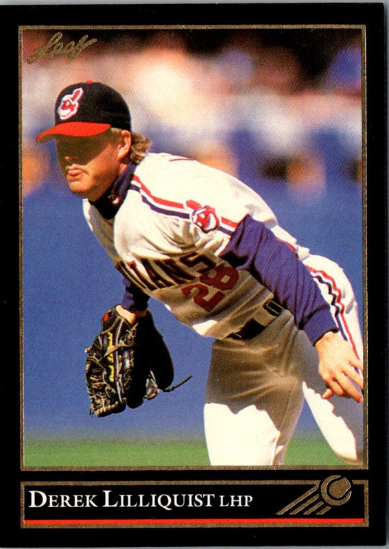 1992 Leaf Black Gold Derek Lilliquist #451
