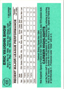 1984 Donruss Eric Show