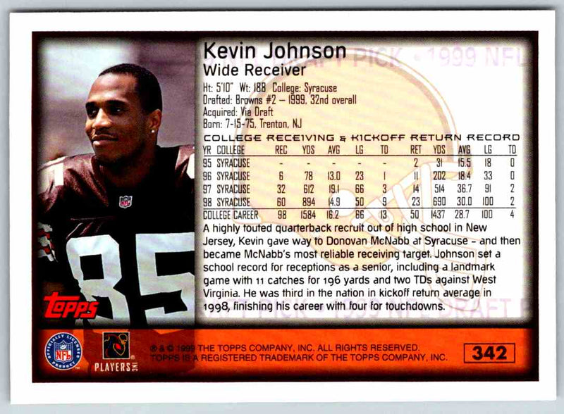 1999 Topps Kevin Johnson