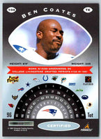 1997 Pinnacle Certified NFL Ben Coates #104