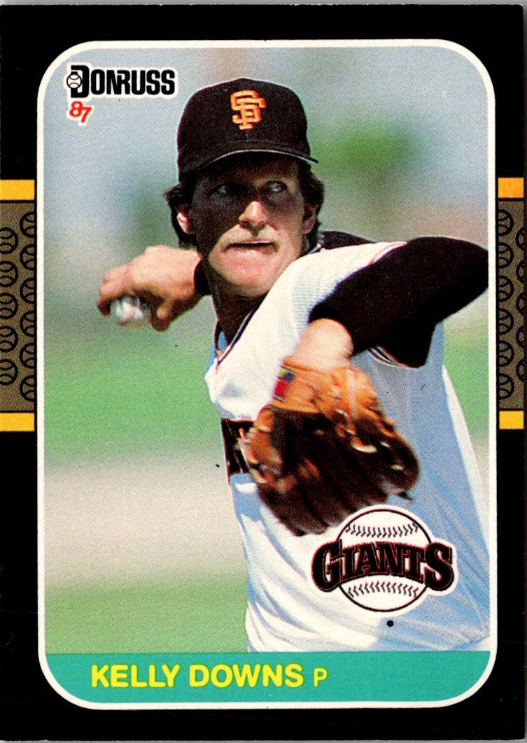 1987 Donruss Kelly Downs