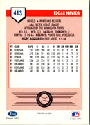 1991 Line Drive AAA Edgar Naveda