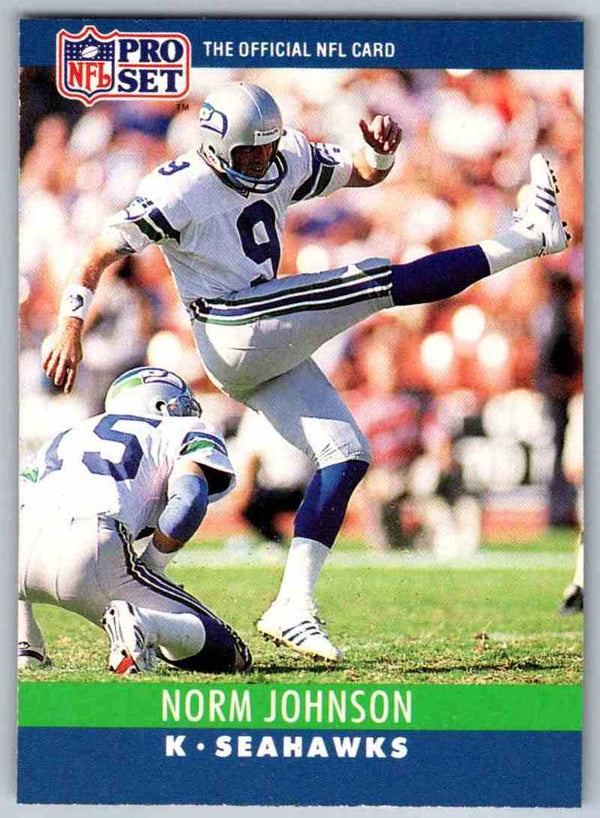 1990 Pro Set Norm Johnson #302