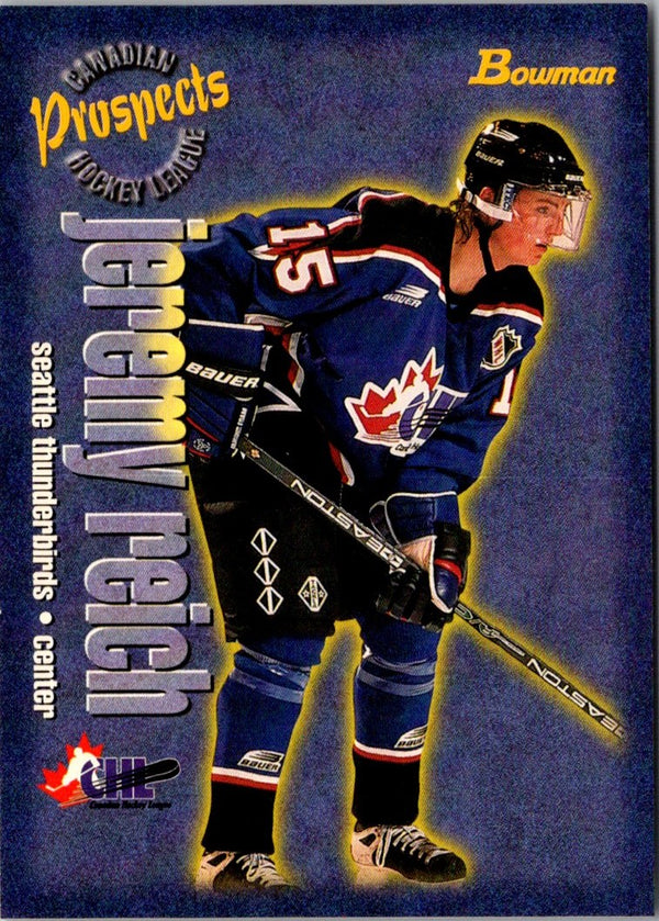 1997 Bowman CHL Jeremy Reich #143