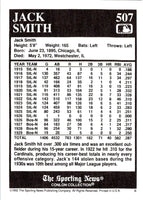 1992 Conlon Collection TSN Jack Smith #507