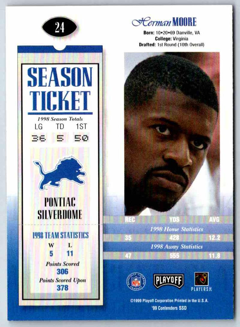 1999 Contenders Herman Moore