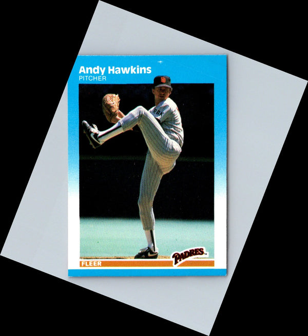 1985 Fleer Andy Hawkins #36