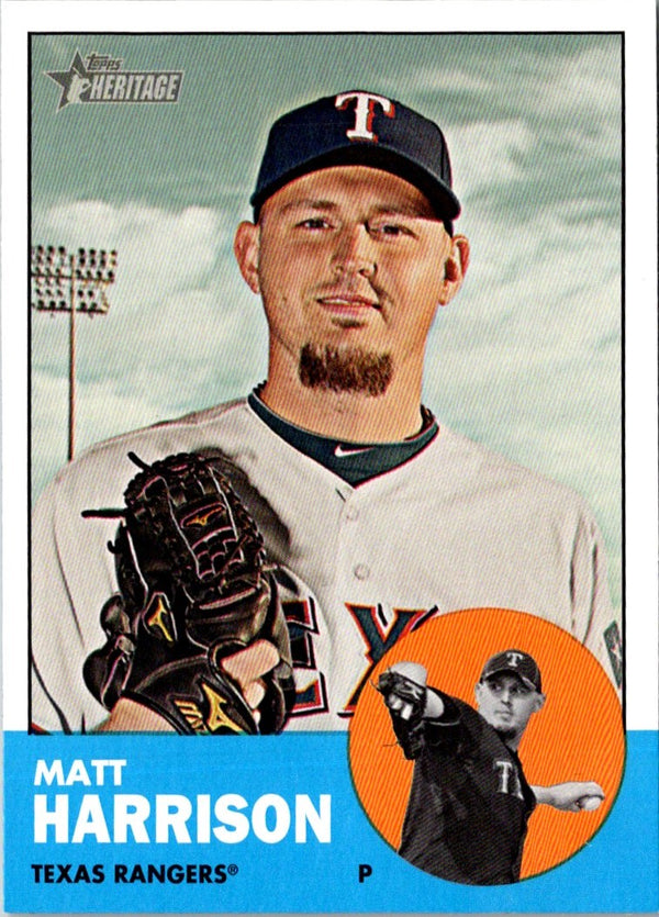 2012 Topps Heritage Matt Harrison #284