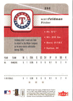 2006 Fleer Scott Feldman #292 Rookie