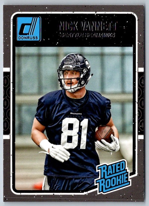 2016 Donruss Nick Vannett #388 Rookie