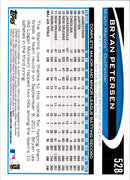 2012 Topps Bryan Petersen