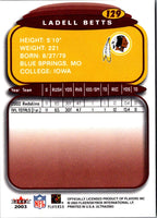 2003 Fleer Ladell Betts #329