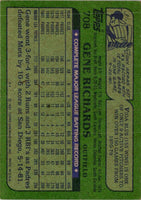 1982 Topps Gene Richards #708