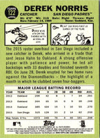 2016 Topps Heritage Derek Norris #122