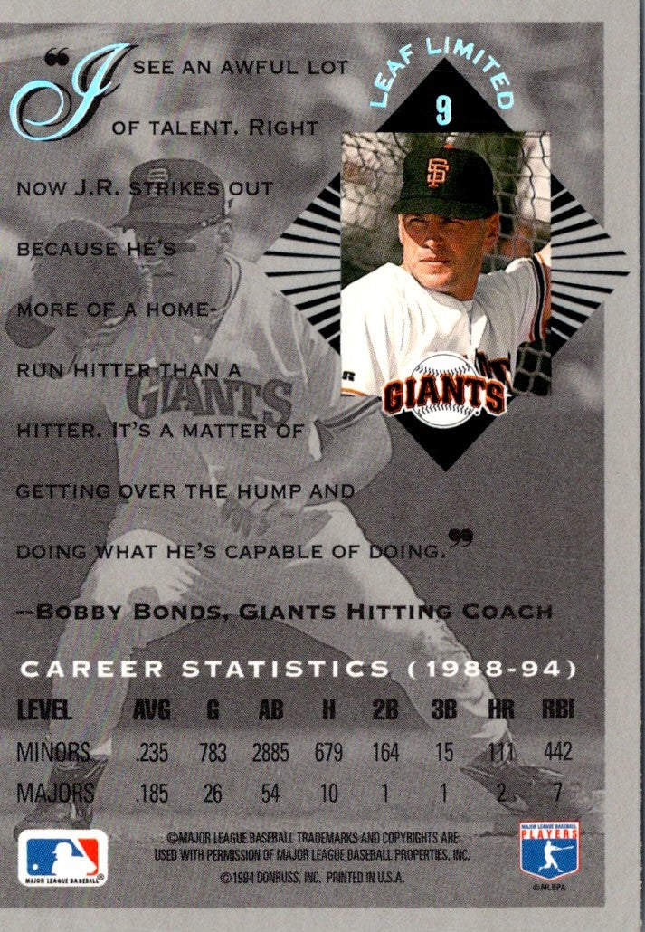 1994 Leaf Limited J.R. Phillips