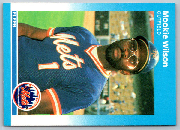 1987 Fleer Mookie Wilson #25