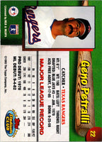 1993 Stadium Club Texas Rangers Geno Petralli #22