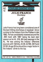 1988 Diamond Kings Julio Franco #10