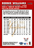 2000 Fleer Tradition Bernie Williams #420