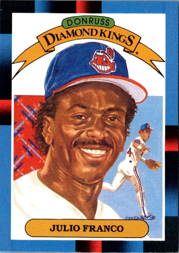 1988 Diamond Kings Julio Franco #10