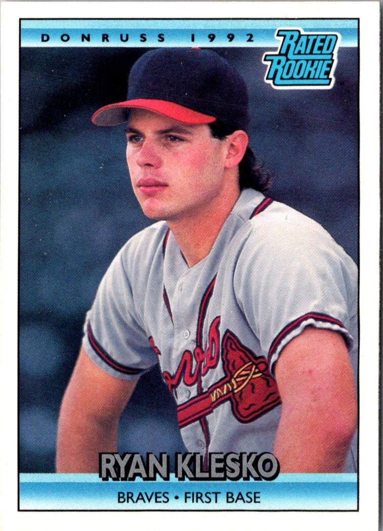 1992 Donruss Ryan Klesko