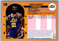 1992 Fleer David Benoit #218