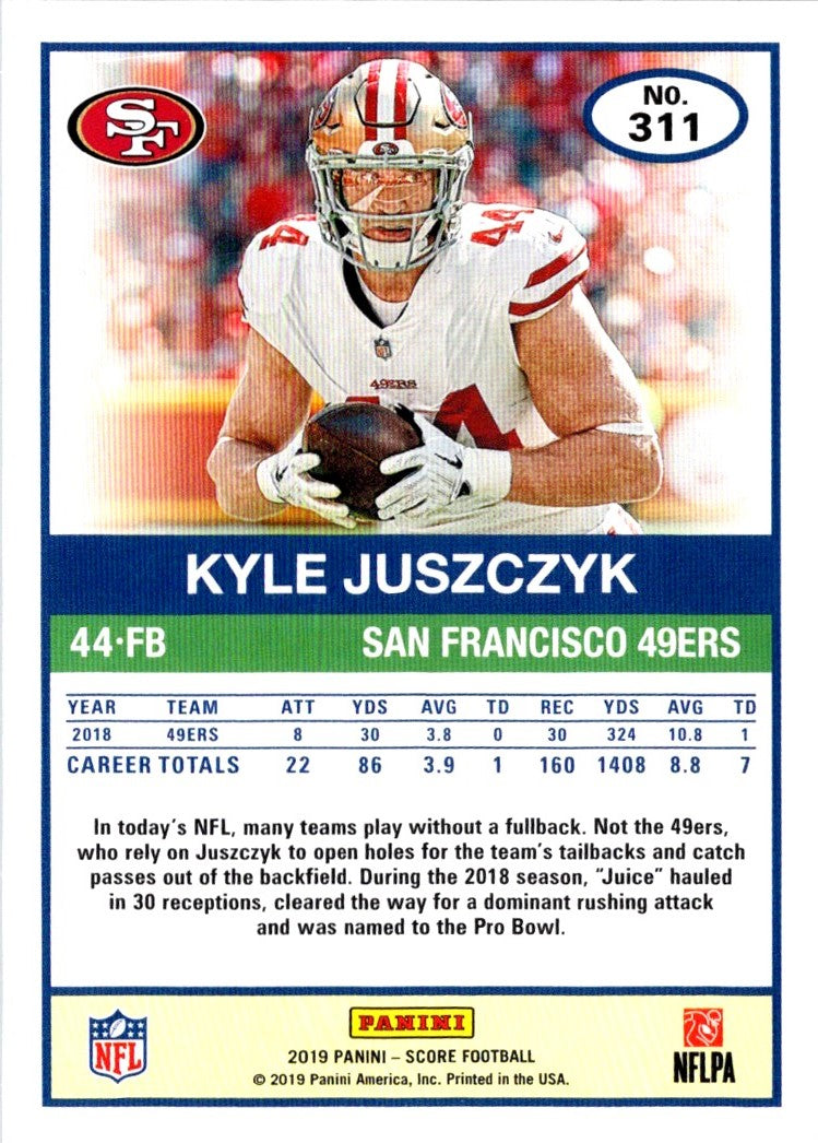 2019 Score Kyle Juszczyk