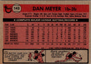 1981 Topps Dan Meyer