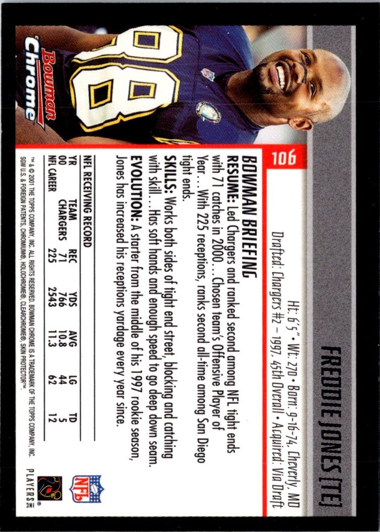 2001 Bowman Freddie Jones