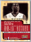 2002 Fleer Genuine Dikembe Mutombo