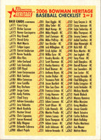 2006 Bowman Heritage Checklist Checklist Checklist 2 #2