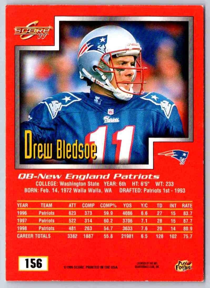 1999 Score Drew Bledsoe