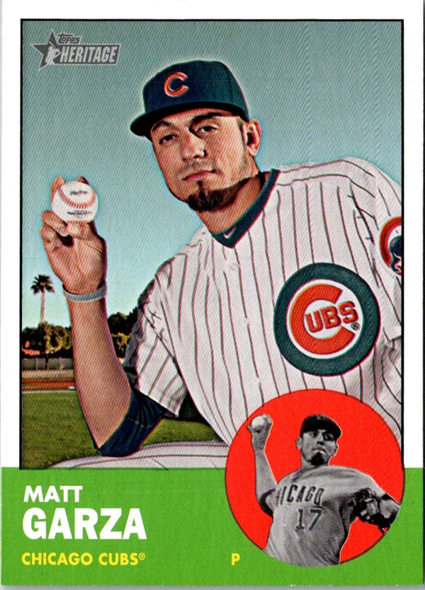 2012 Topps Heritage Matt Garza #175