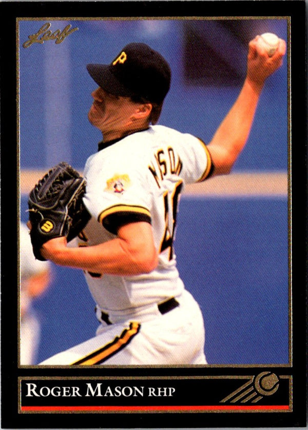 1992 Leaf Black Gold Roger Mason #454