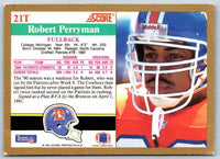 1991 Score Robert Perryman #21T