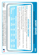 2011 Bowman Prospects Kody Hinze