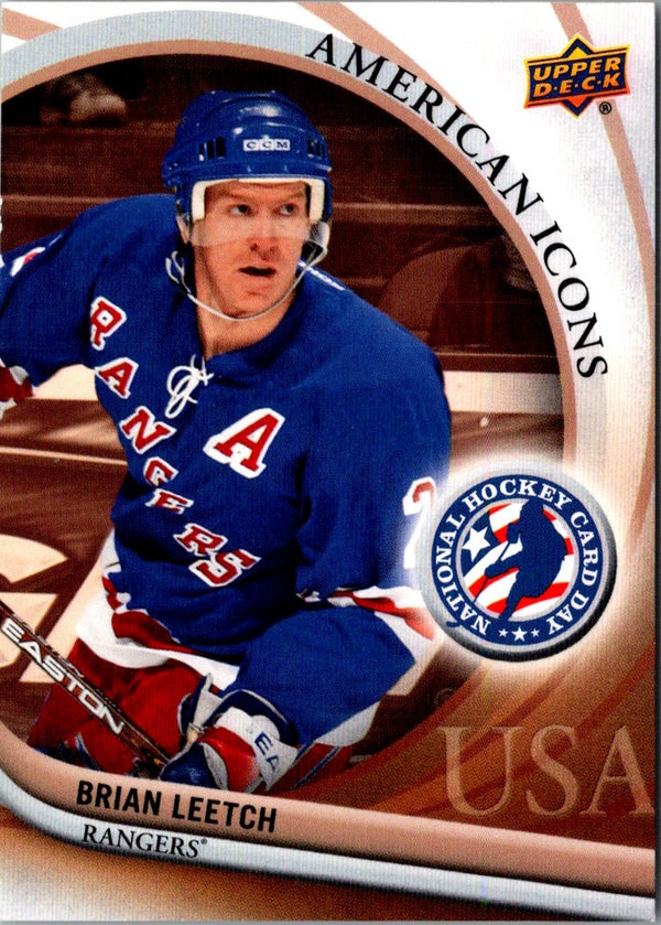 2011 Upper Deck National Hockey Card Day USA Brian Leetch #15