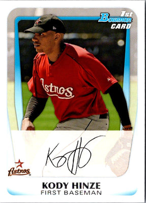 2011 Bowman Prospects Kody Hinze #BP16