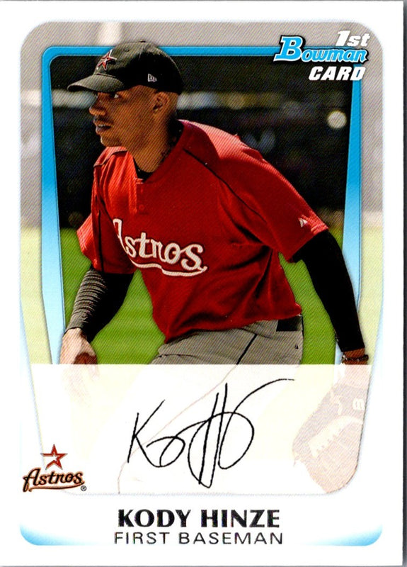 2011 Bowman Prospects Kody Hinze #BP16