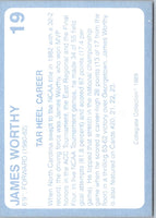 1989 Collegiate Collection North Carolina's Finest James Worthy #19