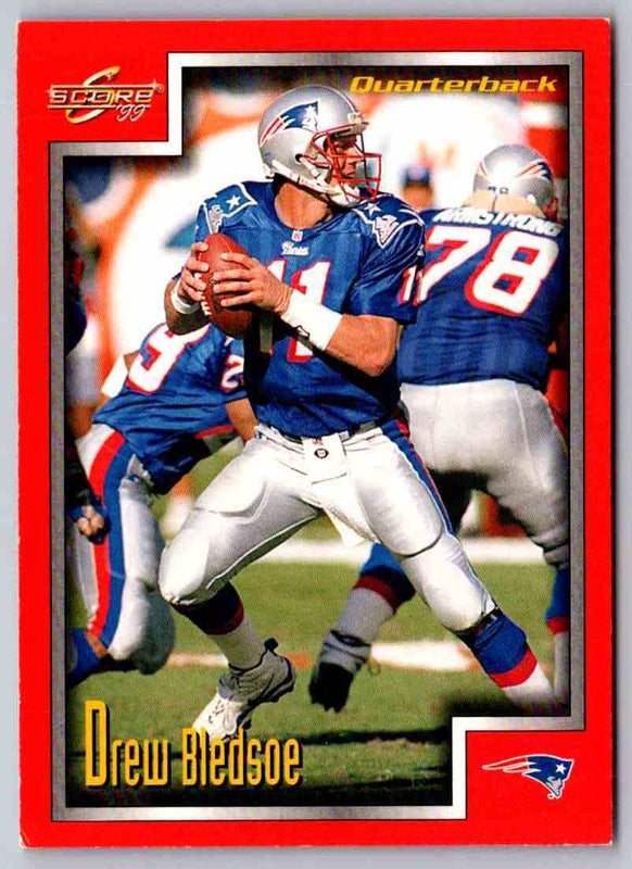 1999 Score Drew Bledsoe #156
