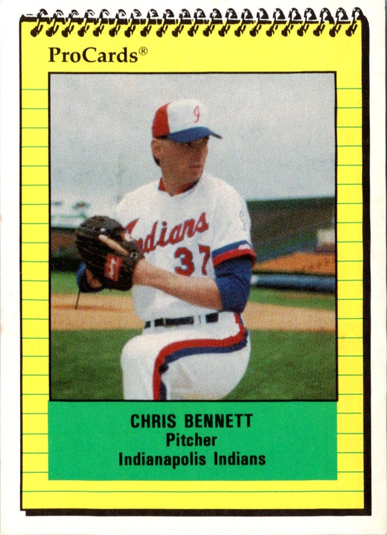 1991 ProCards Chris Bennett