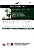 2002 Fleer Premium Duce Staley #28