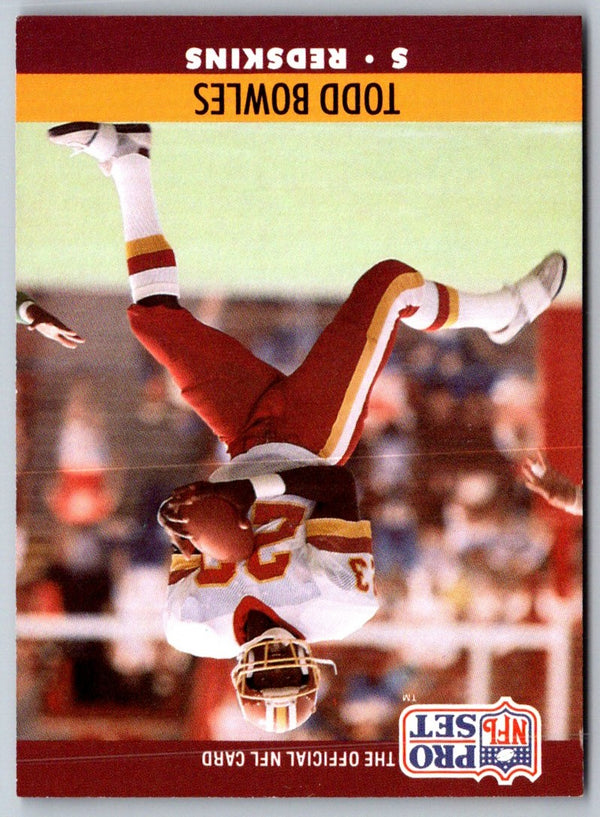 1990 Pro Set Todd Bowles #661 Rookie