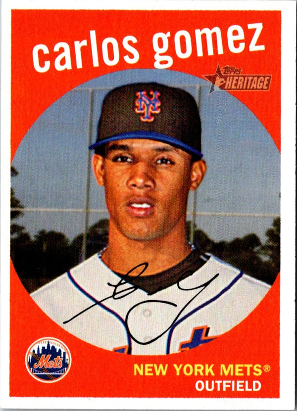 2008 Topps Heritage Carlos Gomez #240