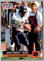 1991 Pro Set Mark Carrier #18