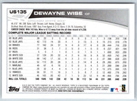 2013 Topps Update Dewayne Wise #US135